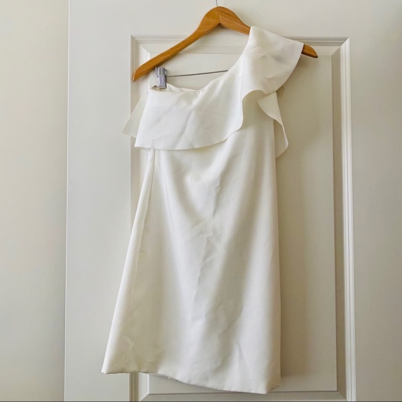 White Ruffle Dress - Picture 2 of 5